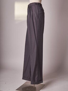 1980s Navy Blue Pin Stripe Super 120’s Suit By Riccardo
